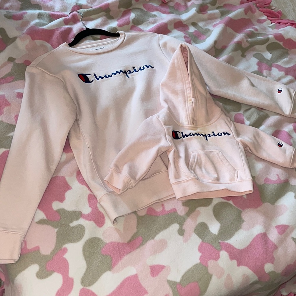 Matching Mommy & Me Champion Hoodies